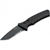 Автоматический складной нож Boker Strike Tanto All Black, сталь AUS-8, рукоять алюминий купить в Волгограде