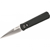 Автоматический складной нож Godson™ Solid Black Handle, Satin Blade купить в Волгограде