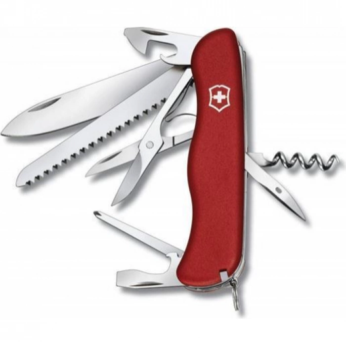 Мультитул Victorinox Outrider 0.8513, сталь X50CrMoV15, рукоять нейлон, красный