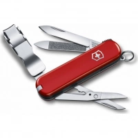 Нож-брелок Victorinox Nail Clip 580 (0.6463) 8 функций, красный купить в Волгограде