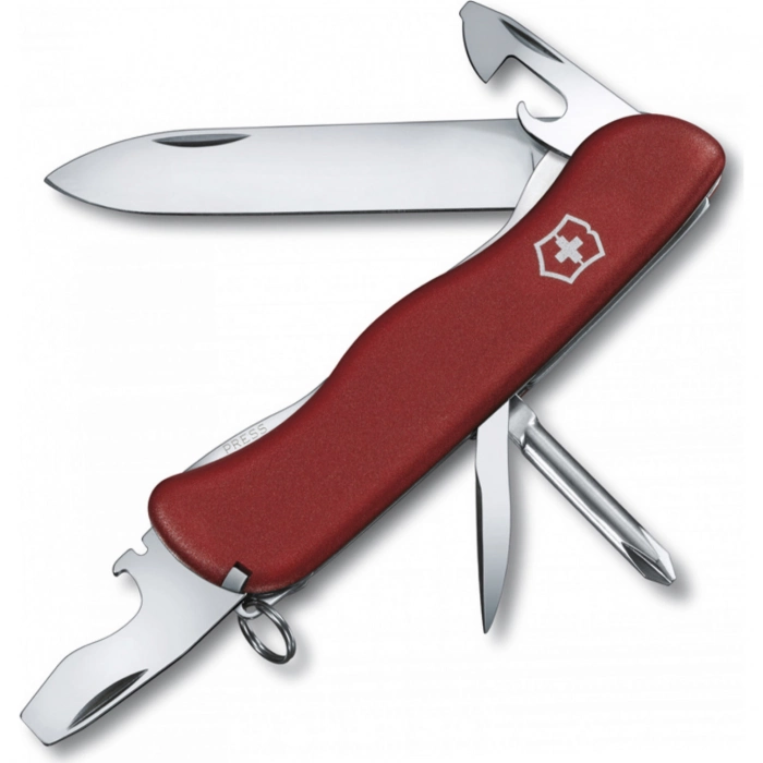 Нож перочинный Victorinox Adventurer, сталь X50CrMoV15, рукоять нейлон, красный