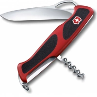 Нож перочинный Victorinox RangerGrip 63, сталь X55CrMo14, рукоять полиамид, красно-чёрный купить в Волгограде