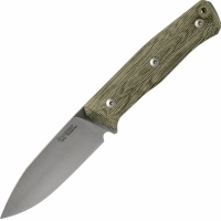 Нож с фиксированным клинком LionSteel B35, сталь Sleipner, рукоять Green canvas micarta купить в Волгограде