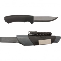 Нож с фиксированным лезвием Morakniv Bushcraft Survival, сталь Sandvik 12C27, рукоять пластик/резина купить в Волгограде