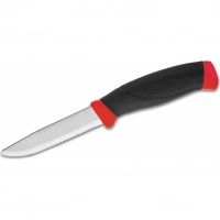 Нож с фиксированным лезвием Morakniv Companion F Rescue, сталь Sandvik 12С27, рукоять резина/пластик купить в Волгограде