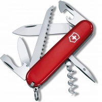 Нож швейцарский Victorinox Camper, сталь X55CrMo14, рукоять Cellidor®, красный купить в Волгограде