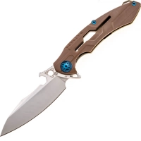 Нож складной Rikeknife M3 Brown, сталь 154CM, рукоять титан/G10 купить в Волгограде