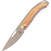 Складной нож Kizer Apus, сталь CPM S35VN, рукоять титан/ Bronze Carbon купить в Волгограде