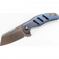 Складной нож Kizer C01E Blue, сталь CPM-S35VN, рукоять титан купить в Волгограде