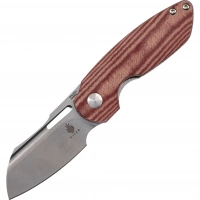 Складной нож Kizer October, сталь CPM 20CV, рукоять Red Micarta купить в Волгограде