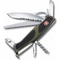 Складной нож Victorinox, сталь X55CrMo14, рукоять полиамид, черно-зеленый купить в Волгограде