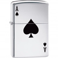 Зажигалка ZIPPO Armor™  Туз с покрытием High Polish Chrome купить в Волгограде