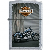 Зажигалка ZIPPO Harley-Davidson® Байк, с покрытием Street Chrome™, латунь/сталь, серебристая, 36x12x56 мм купить в Волгограде