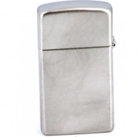 Зажигалка ZIPPO Slim® с покрытием Satin Chrome™, латунь/сталь, серебристая, матовая, 30х10×55 мм купить в Волгограде