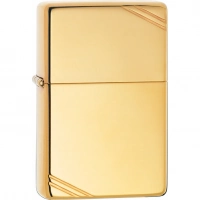 Зажигалка ZIPPO Vintage™ с покрытием High Polish Brass купить в Волгограде